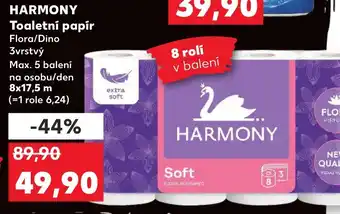 Kaufland HARMONY Toaletni papir nabídka