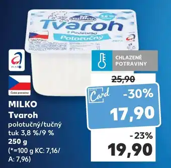 Kaufland MILKO Tvaroh nabídka