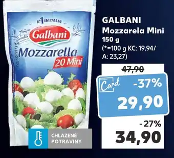 Kaufland GALBANI Mozzarela Mini 150 g nabídka