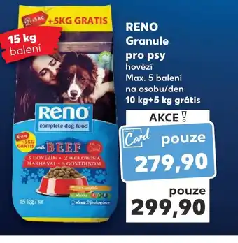 Kaufland RENO Granule pro psy nabídka
