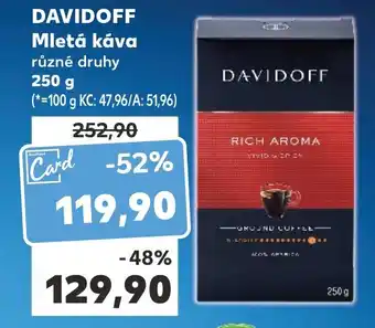 Kaufland DAVIDOFF Mletá Κάνα nabídka