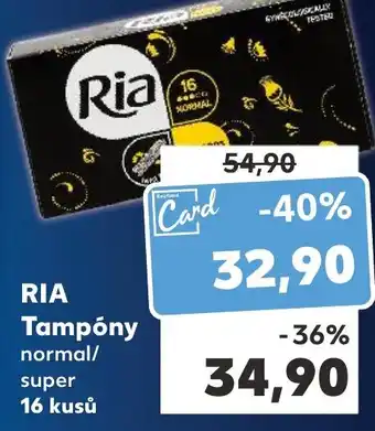 Kaufland RIA Tampóny nabídka