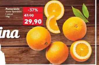 Kaufland Pomeranče nabídka