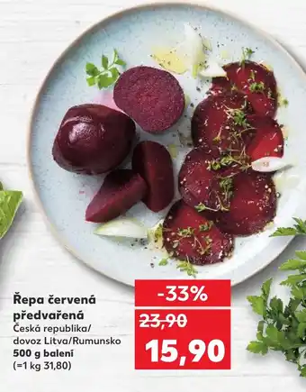 Kaufland Řepa červená předvařená nabídka