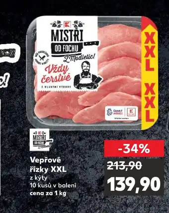 Kaufland Vepřové řízky XXL nabídka