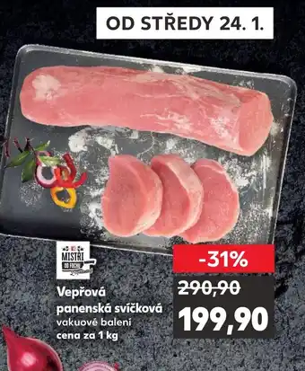 Kaufland Veprová panenská svíčková nabídka