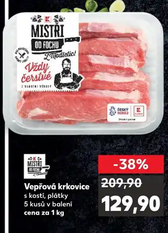 Kaufland Vepřová krkovice nabídka