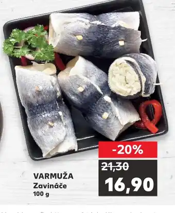 Kaufland VARMUŽA Zavináče 100 g nabídka