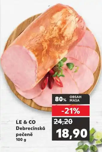 Kaufland LE & CO Debrecínská pečeně 100 g nabídka