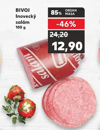 Kaufland BIVOJ Inovecký salám 100 g nabídka