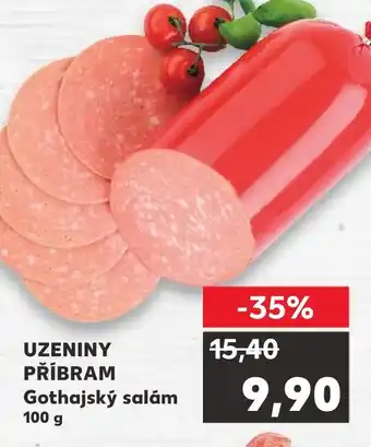 Kaufland UZENINY PŘÍBRAM Gothajský salám 100 g nabídka
