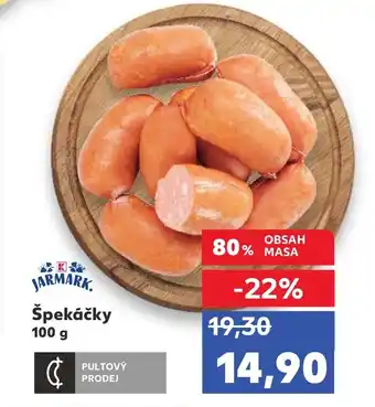 Kaufland Špekáčky 100 g nabídka