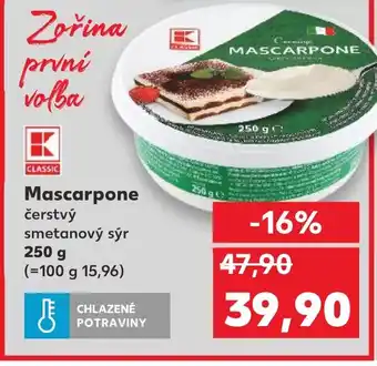 Kaufland Mascarpone nabídka