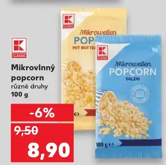 Kaufland Mikrovlnný popcorn nabídka
