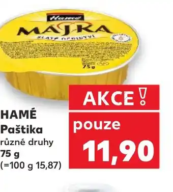 Kaufland HAMÉ Paštika nabídka