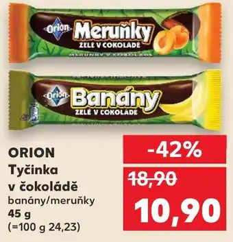 Kaufland ORION Tyčinka v čokoládě nabídka