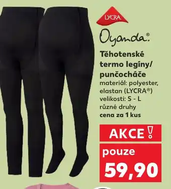 Oyanda Těhotenské termo legíny/ punčocháče
