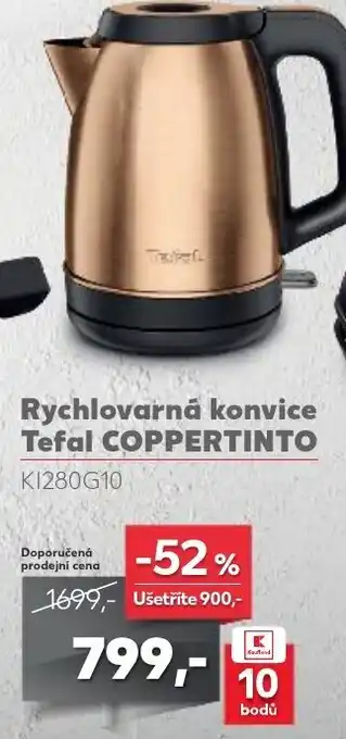 Kaufland Rychlovarná konvice Tefal COPPERTINTO nabídka