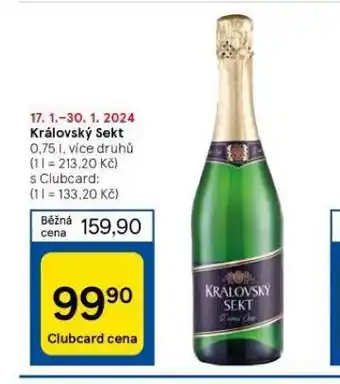 Tesco Královský sekt nabídka
