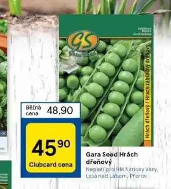 Tesco Gara seed hrách dřeňový nabídka