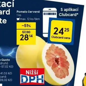 Tesco Pomelo červené nabídka