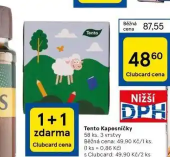 Tesco Tento kapesníčky nabídka