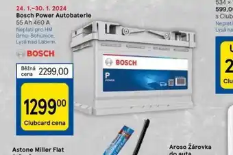Tesco Bosch power autobaterie 55 ah nabídka