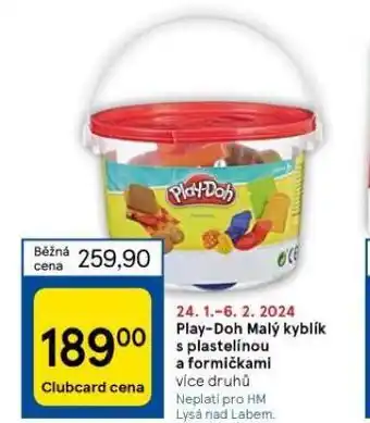 Tesco Play doh malý kyblík s plastelínou a formičkami nabídka