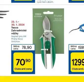 Tesco Zahradnické nůžky nabídka