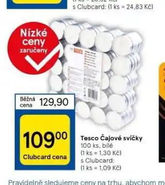 Tesco Tesco čajové svíčky nabídka