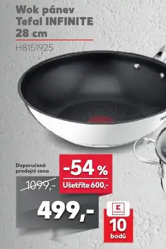 Kaufland Wok pánev Tefal INFINITE 28 cm nabídka