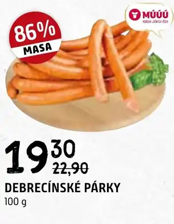 Terno DEBRECÍNSKÉ PÁRKY nabídka