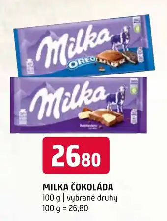 Terno MILKA ČOKOLÁDA nabídka