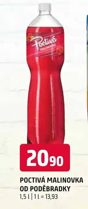 Terno POCTIVÁ MALINOVKA OD PODĚBRADKY 1,5L nabídka