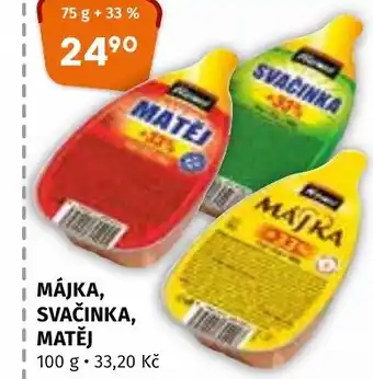 Terno MÁJKA, SVAČINKA, MATĚJ nabídka
