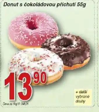 Hruška Donut s čokoládovou příchutí 55g nabídka