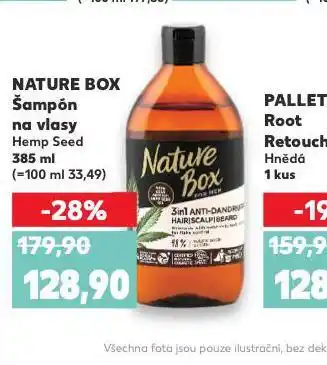 Kaufland Nature box šampon nabídka