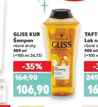 Kaufland Gliss kur šampon nabídka
