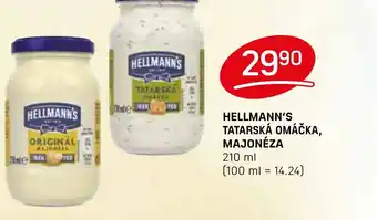Flop HELLMANN'S TATARSKÁ OMÁČKA, MAJONÉZA nabídka