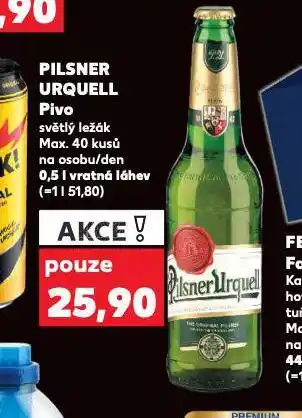 Kaufland Pivo pilsner urquell nabídka