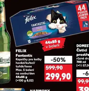 Kaufland Felix fantastic kapsičky pro kočky nabídka