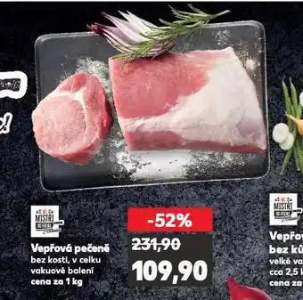 Kaufland Vepřová pečeně bez kosti nabídka