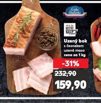 Kaufland Uzený bok s česnekem nabídka