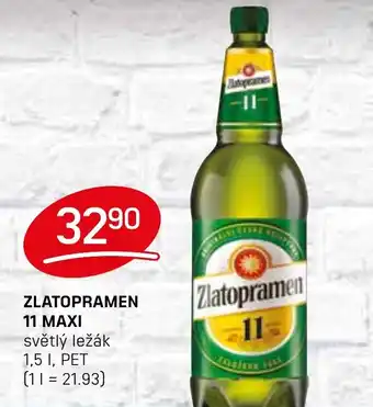 Flop ZLATOPRAMEN 11 MAXI 1.5L nabídka