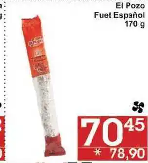 Jip El pozo fuet español, 170 g nabídka