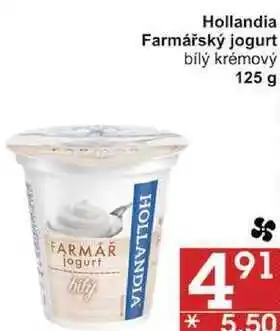 Jip Hollandia farmářský jogurt bílý krémový, 125 g nabídka