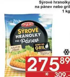 Jip Sýrové hranolky na pánev nebo gril, 1 kg nabídka