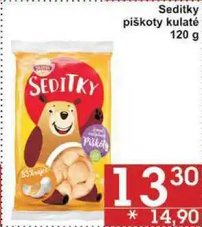 Jip Seditky piškoty kulaté, 120 g nabídka