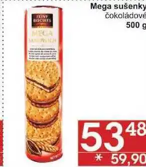 Jip Mega sušenky čokoládové, 500 g nabídka