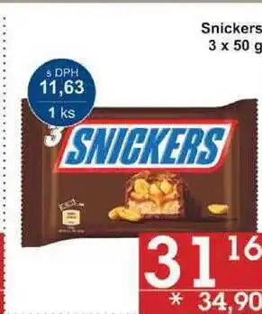 Jip Snickers, 3 x 50 g nabídka
